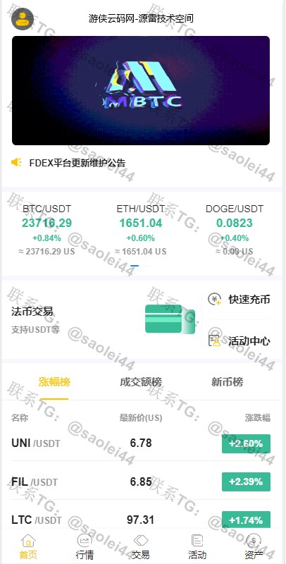 （全开源无加密可二开）Java秒合约交易所源码,支持pc h