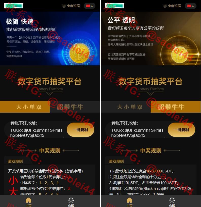 哈希竞猜2套前端模板带后台|详细教程-heichanym.com-黑产源码